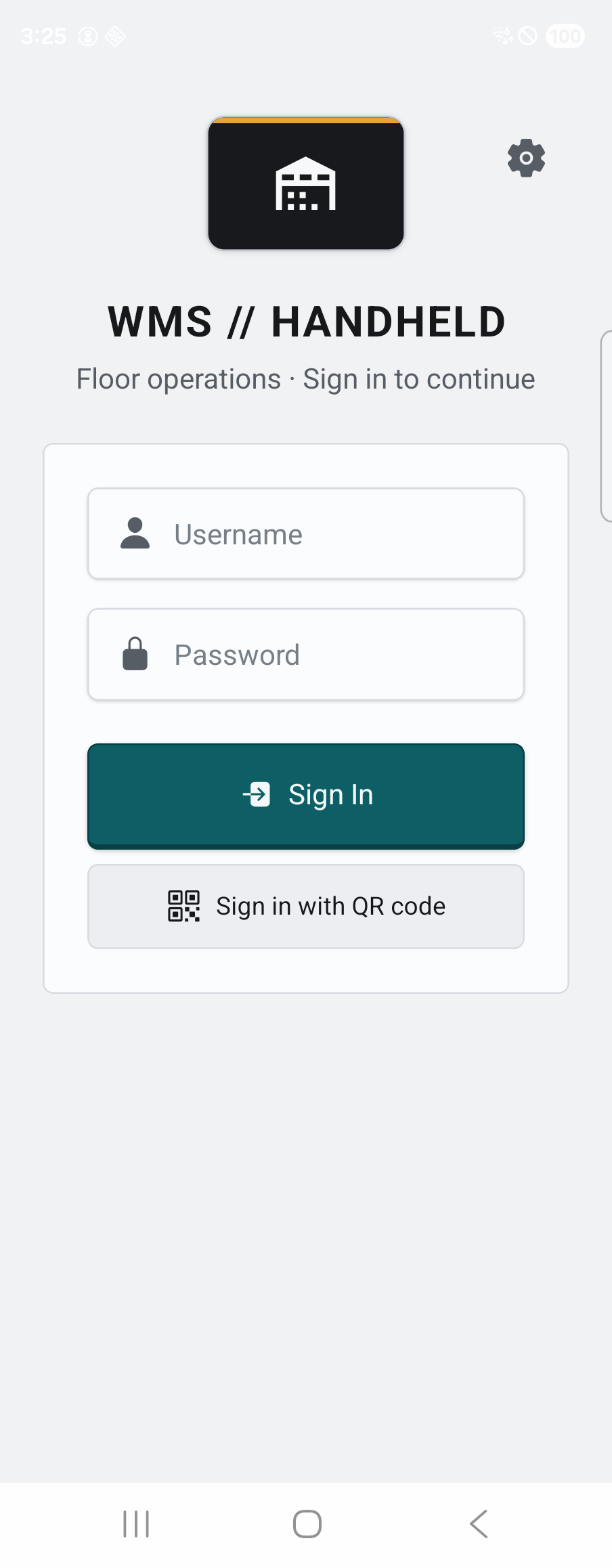 XMS Cloud mobile password and QR sign-in